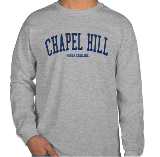 Chapel Hill Long Sleeve T-Shirt in Sport Grey