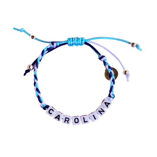 Carolina Beaded Braid Bracelet