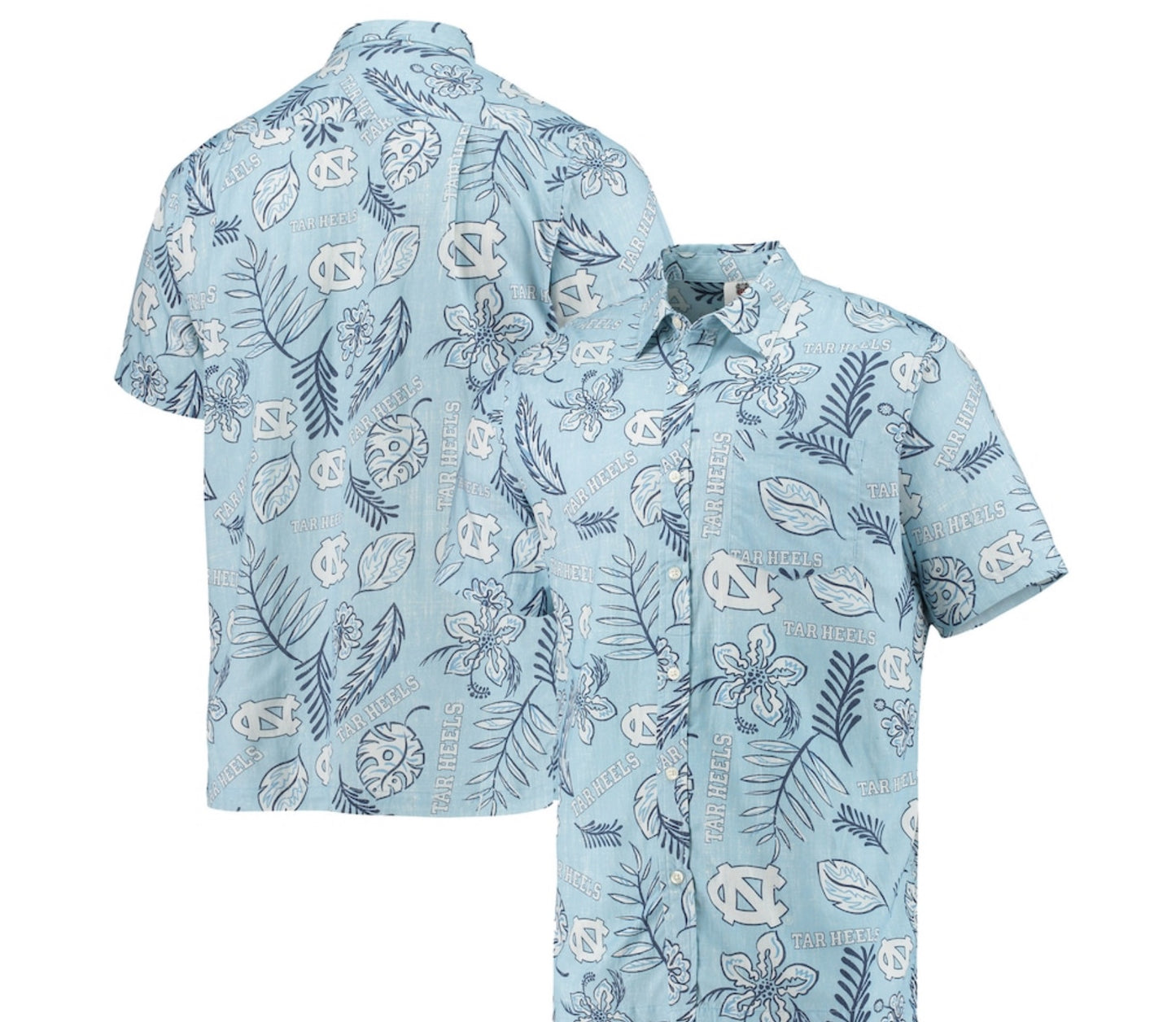 UNC Men’s Vintage Hawaiian Shirt from Wes and Willy