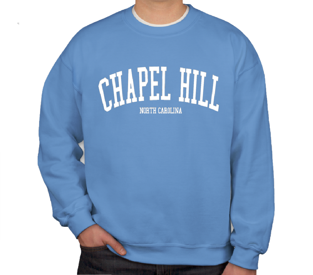 SHB Carolina Blue Chapel Hill NC Crewneck Sweatshirt