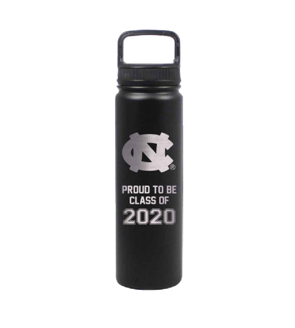 UNC Proud to be Class of 2020 Water Bottle Stainless Steel 24 Oz