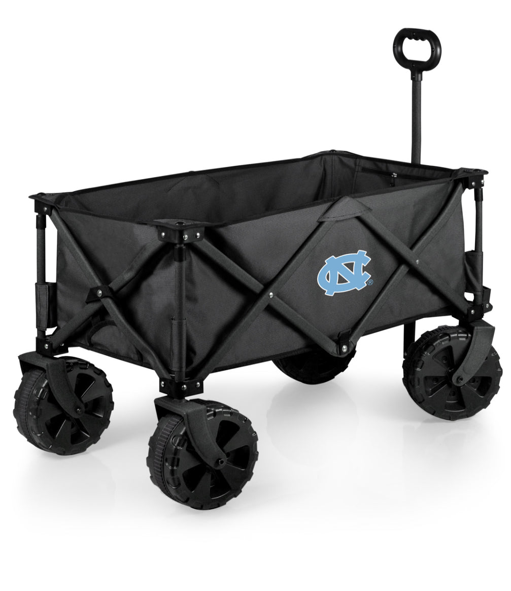 North Carolina Tar Heels - Adventure Wagon Elite All-Terrain Portable Utility Wagon, (Dark Gray)