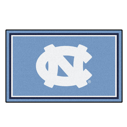 North Carolina Tar Heels 4x6 Rug with NC Logo by Fanmats