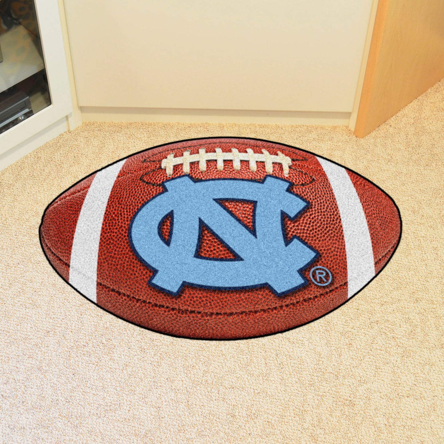 North Carolina Tar Heels Football Mat with NC Logo by Fanmats