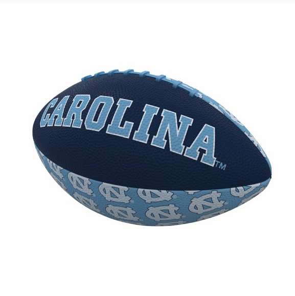 North Carolina Tar Heels Logo Brands Mini Rubber Football
