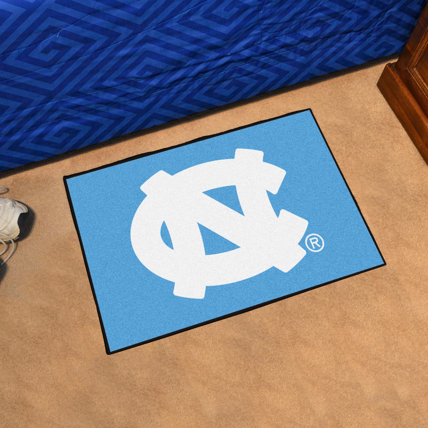 North Carolina Tar Heels Starter Mat with NC Logo by Fanmats