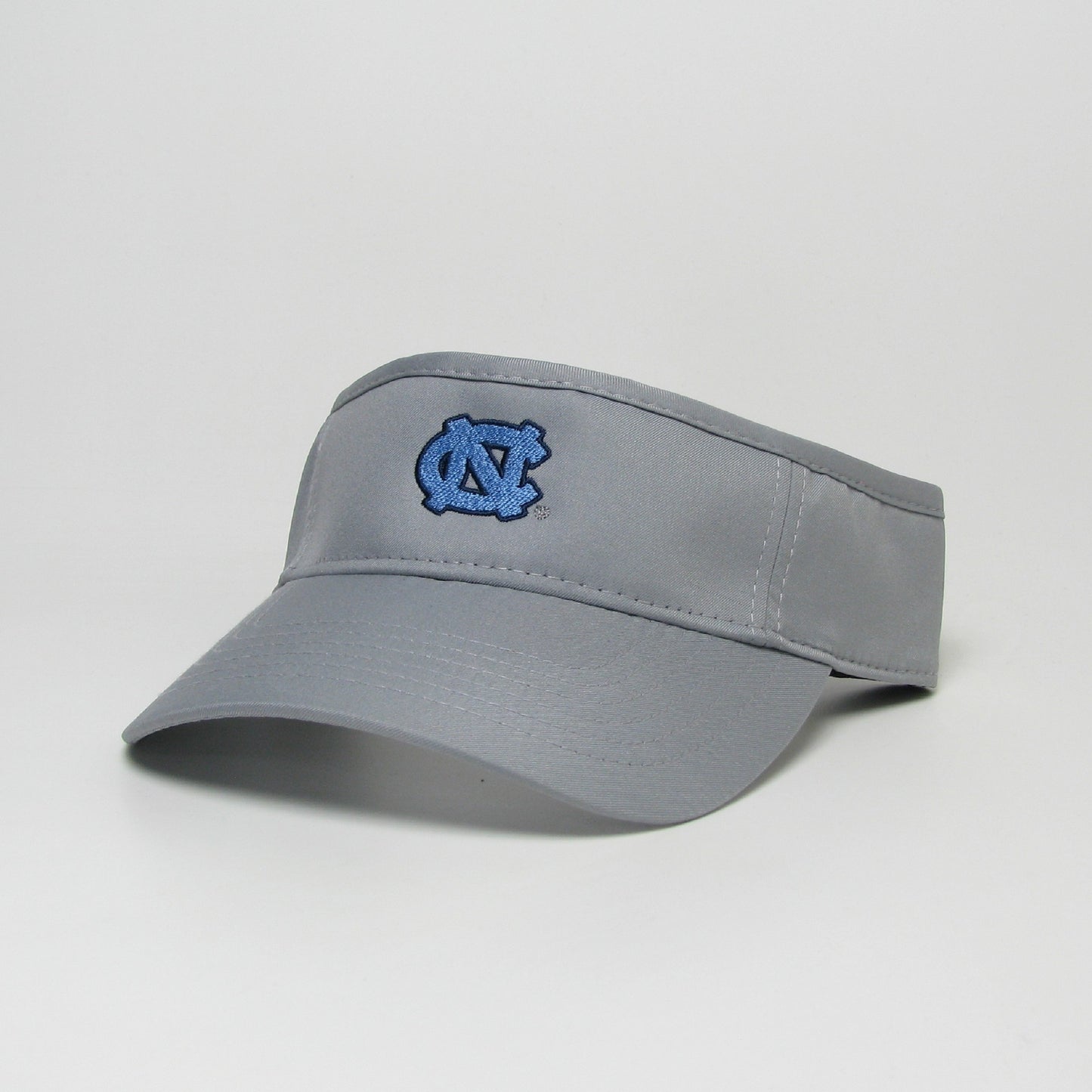 UNC Visor Grey Athletic Cool Fit Visor with Mini UNC Logo