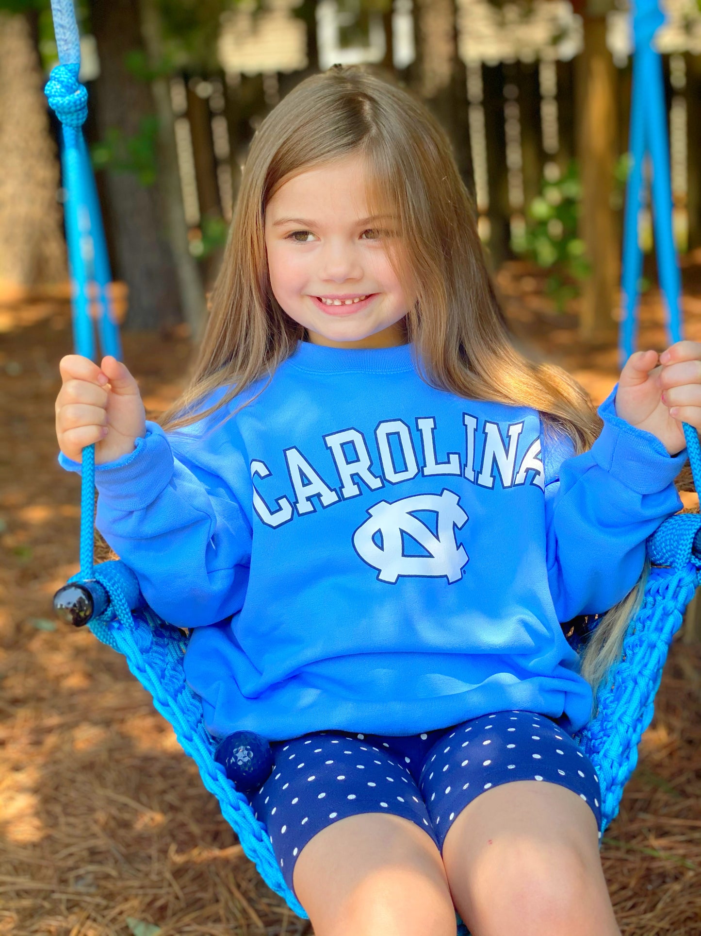 Kid's Carolina Blue UNC Basic Crewneck Sweatshirt