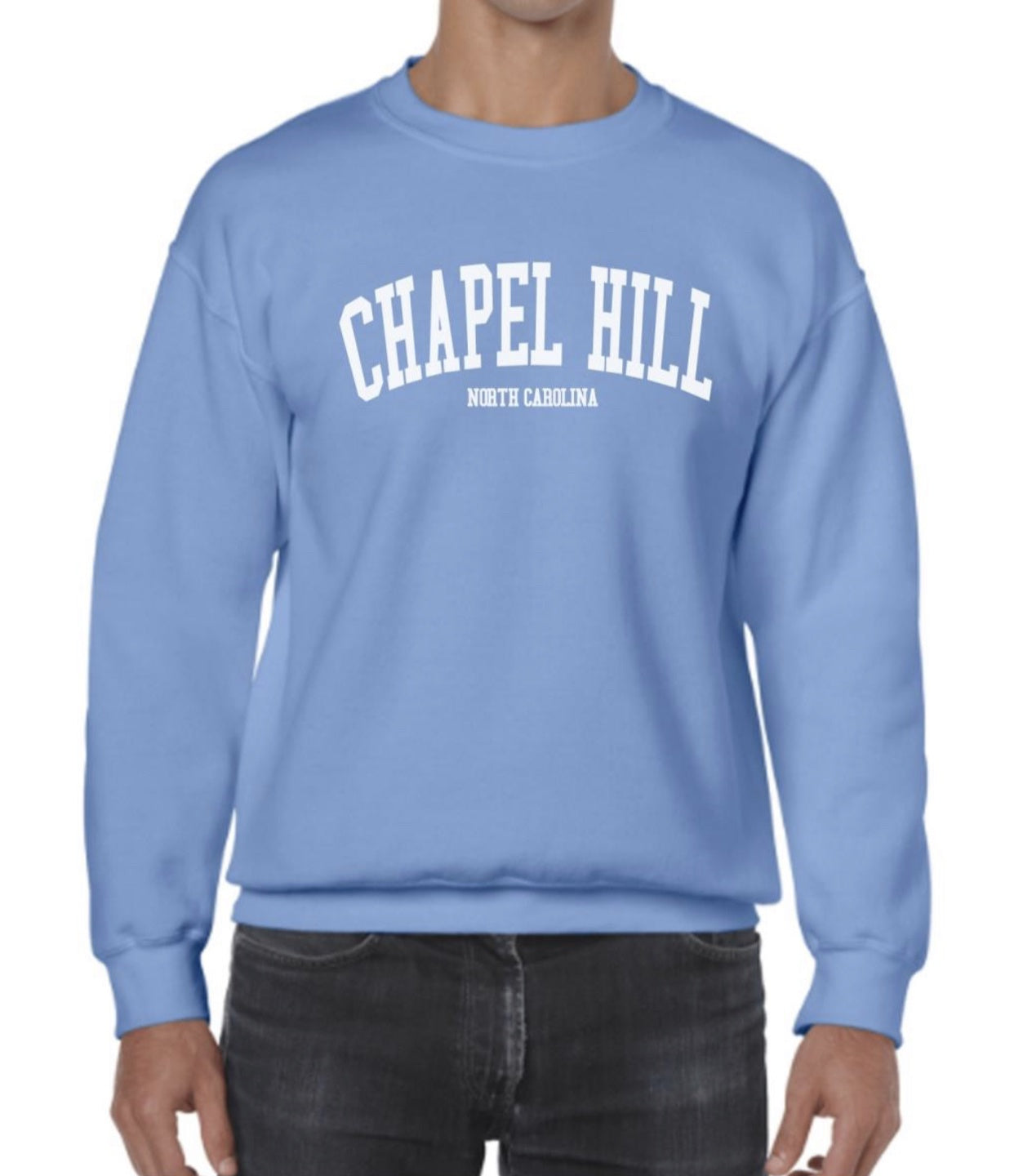 Chapel Hill NC Sweatshirt Shrunken Head Boutqiue