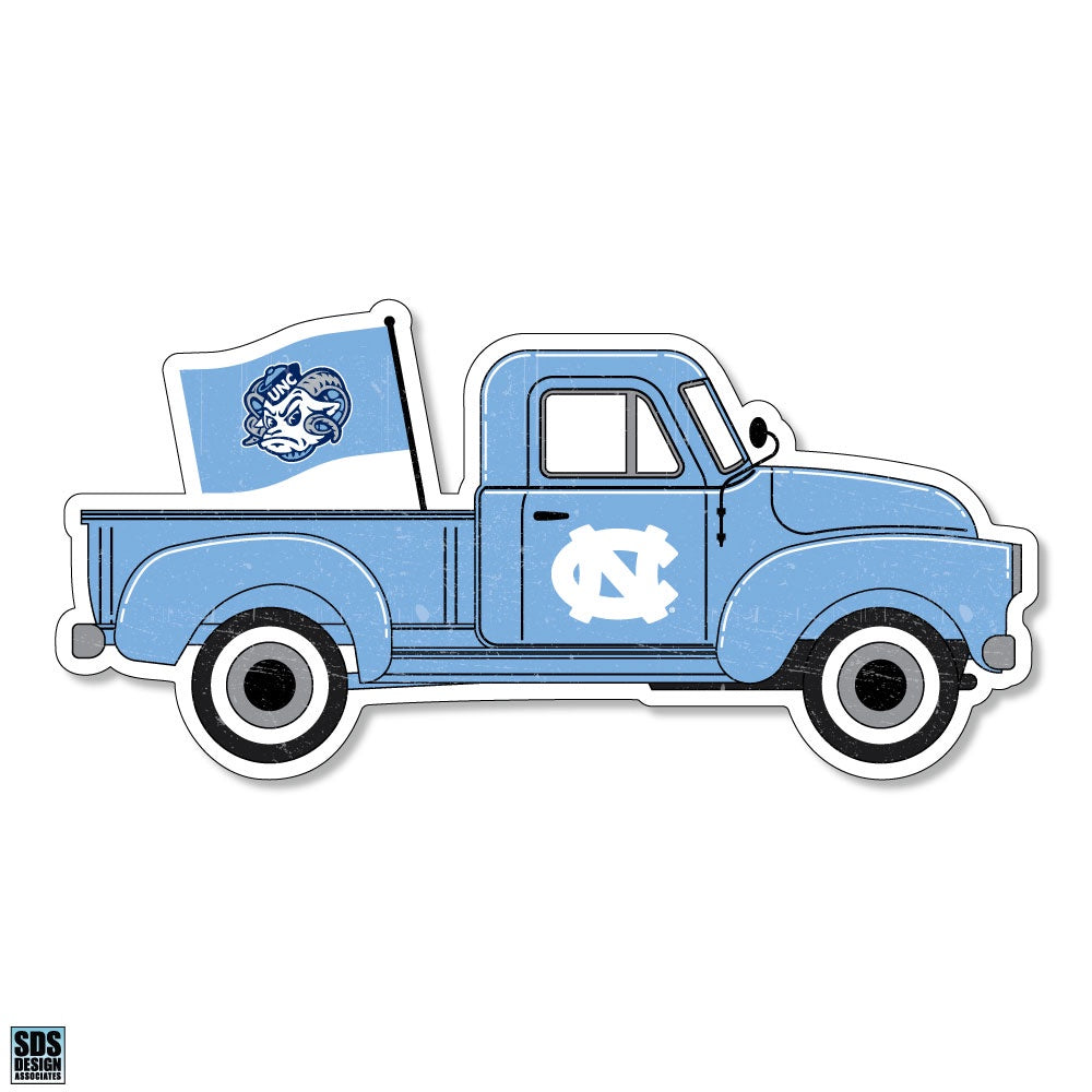 UNC Carolina Blue Truck Decal Sticker