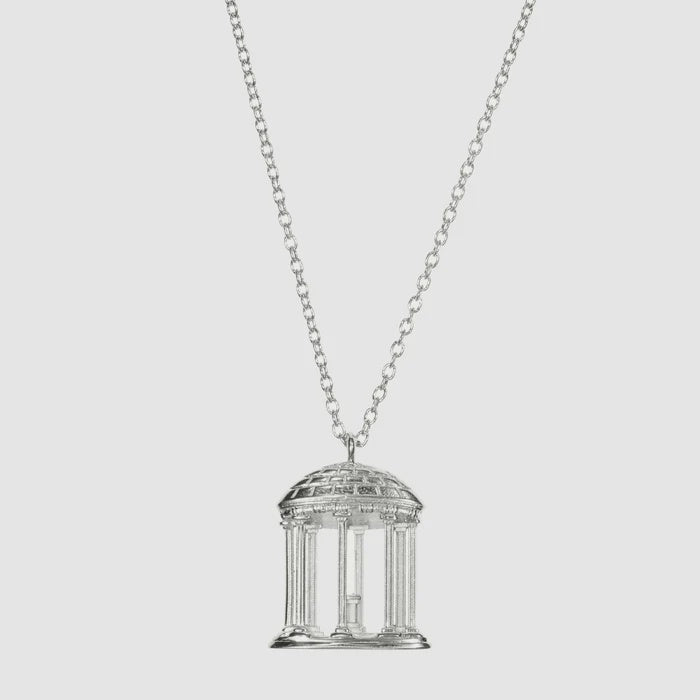 UNC Old Well Necklace by Kyle Cavan in Silver