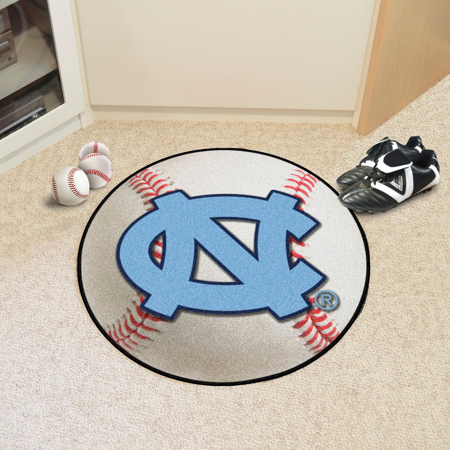 North Carolina Tar Heels Baseball Mat with NC Logo by Fanmats