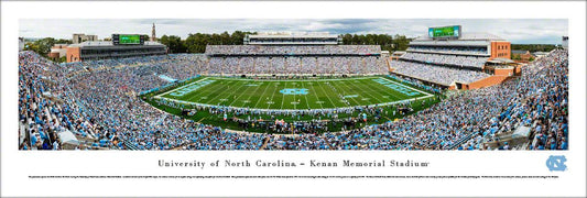 North Carolina Tar Heels Football Panoramic Picture of Kenan Stadium