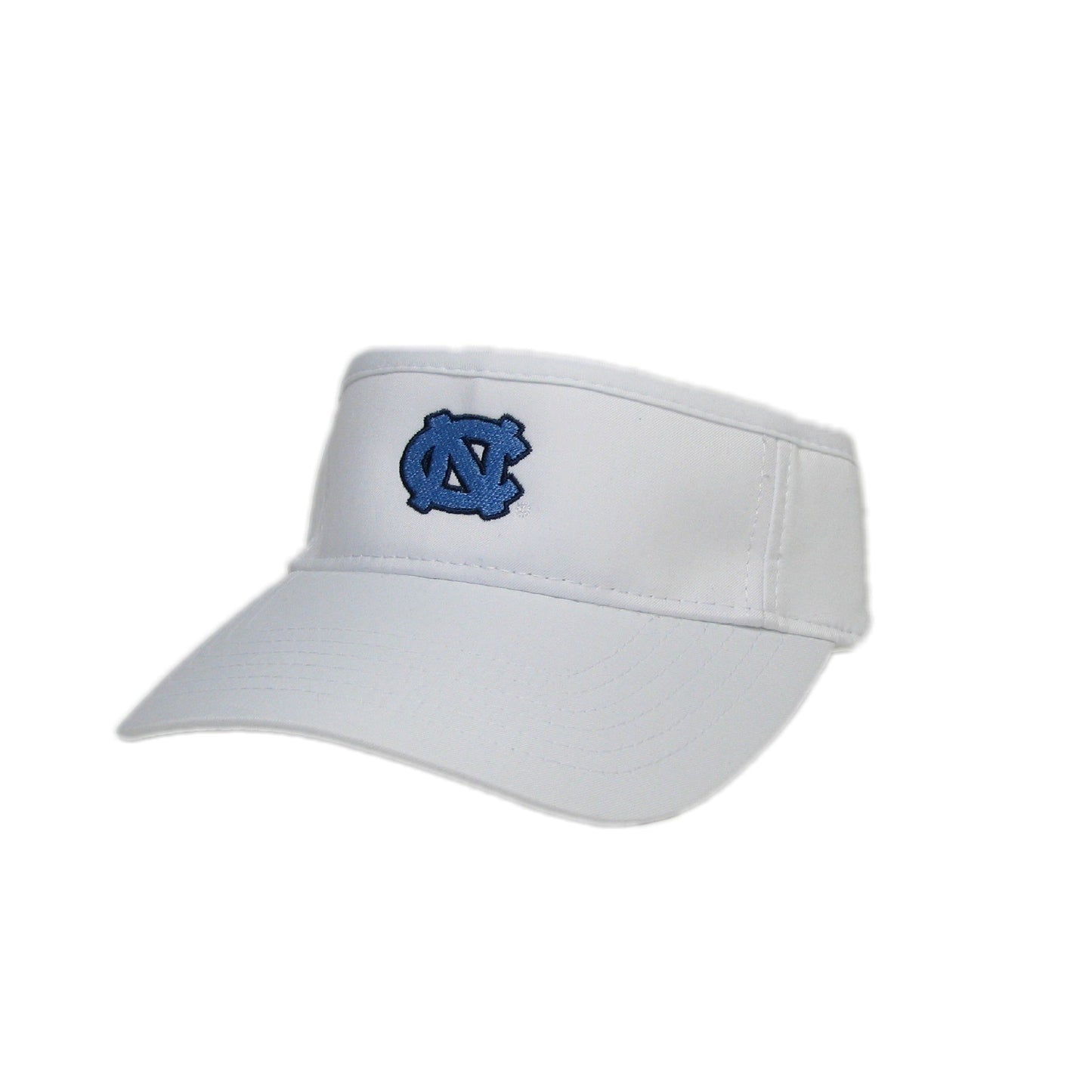 UNC Visor White  Athletic Cool Fit Visor with Mini UNC Logo