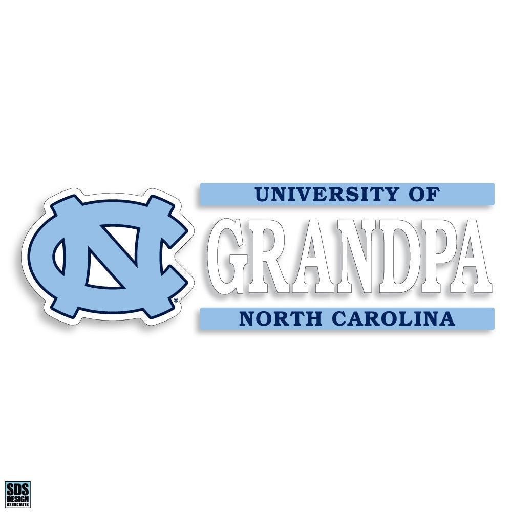 University Of North Carolina Grandpa Decal – Shrunken Head