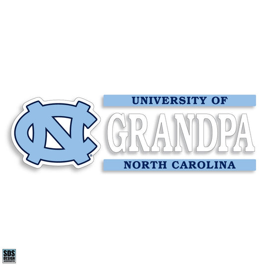 University of North Carolina Grandpa Decal