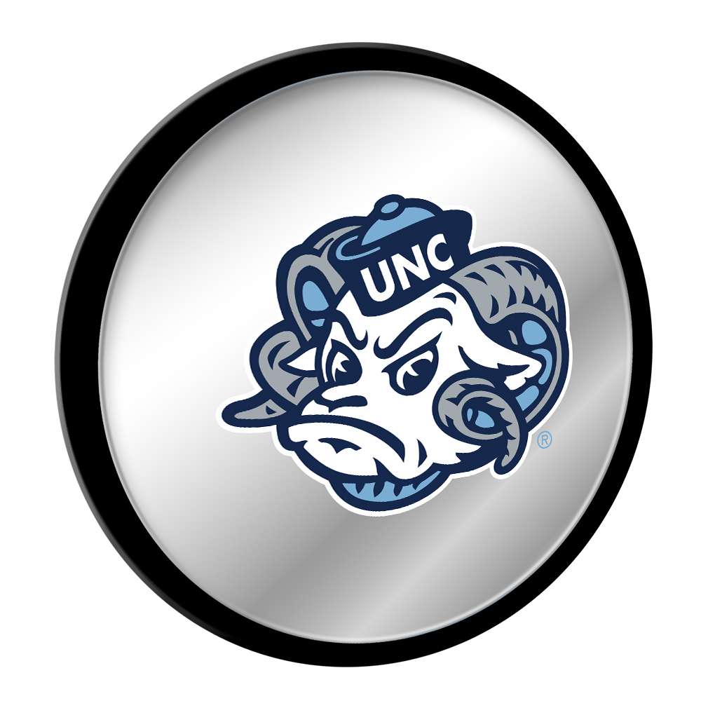 North Carolina Tar Heels: Mascot - Modern Disc Mirrored Wall Sign