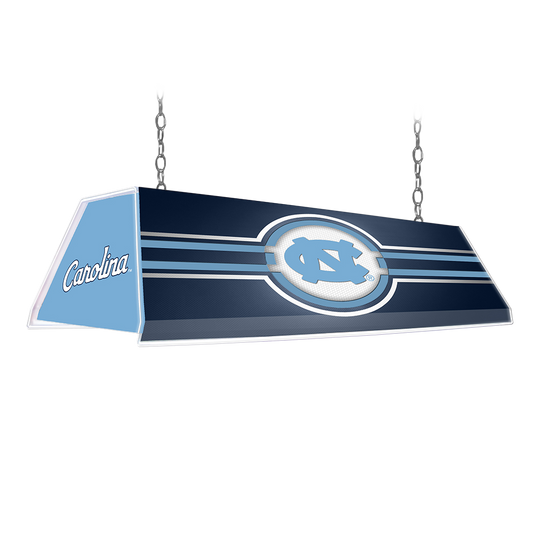 North Carolina Tar Heels: Edge Glow Pool Table Light Navy / Script Cap