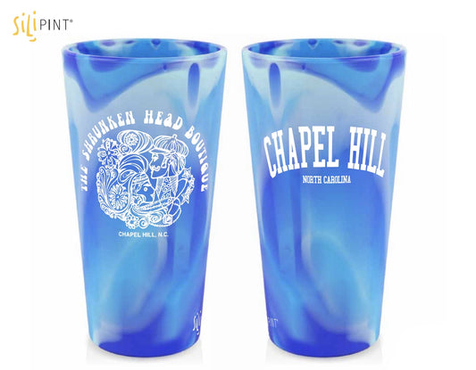 Chapel Hill North Carolina SHB 16oz Silicone SiliPint Glass