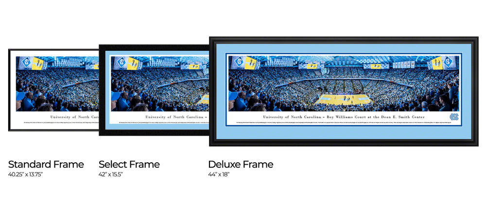 North Carolina Tar Heels Basketball Panoramic Picture of the Dean Dome