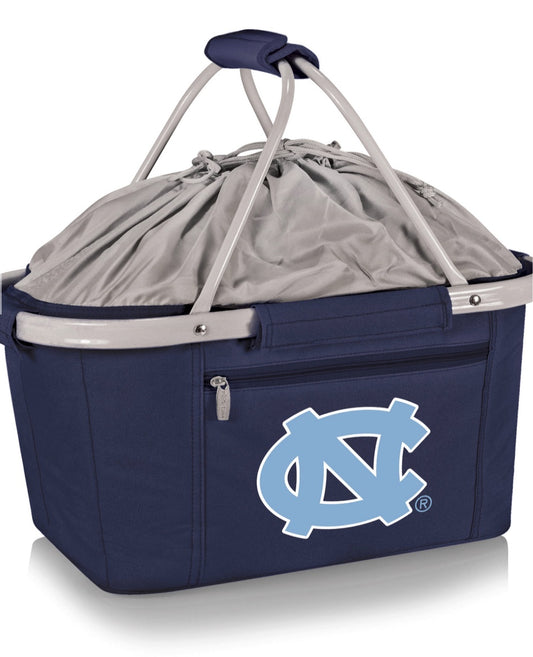 North Carolina Tar Heels - Metro Basket Collapsible Cooler Tote (Navy Blue)