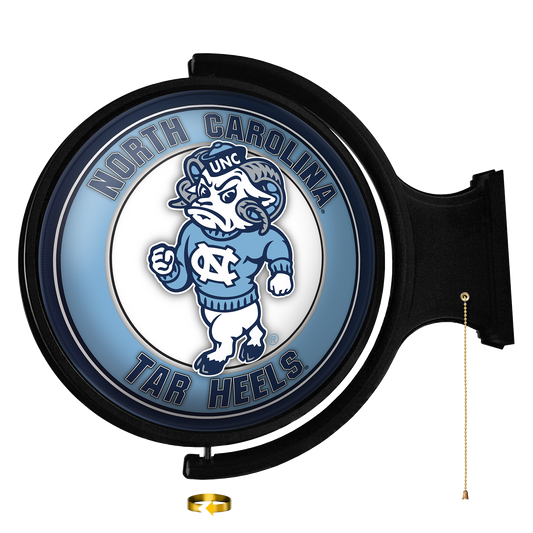 North Carolina Tar Heels: Mascot - Original Round Rotating Lighted Wall Sign