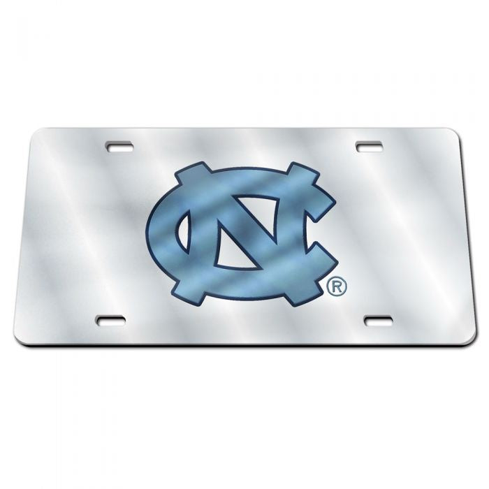 North Carolina Tar Heels Front License Plate - Steel with Blue UNC Logo