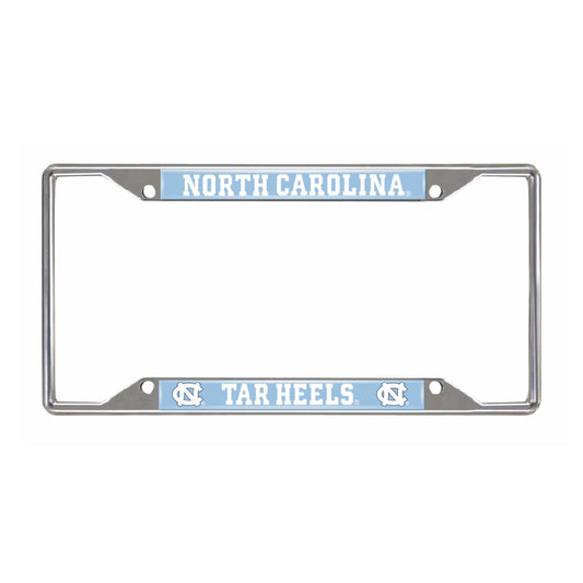 North Carolina Tar Heels License Plate Frame with NC Logo & Wordmark by Fanmats