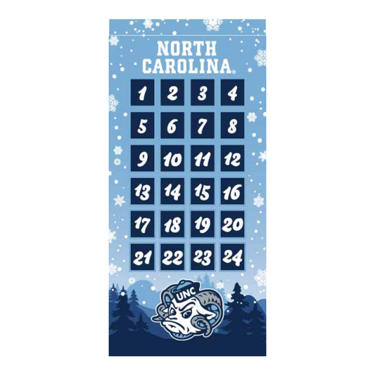 North Carolina Tar Heels Christmas Advent Calendar