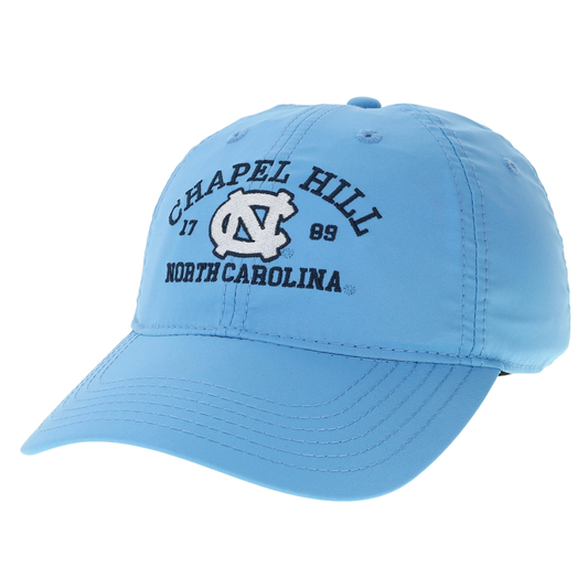 Chapel Hill North Carolina Athletic Adjustable Hat in Carolina Blue