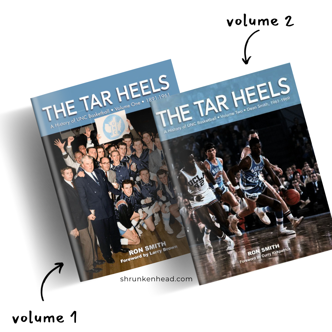 UNC Basketball History "Tar Heel Book" Two Volume Set