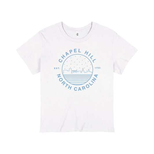 Chapel Hill North Carolina Starry Scape Kid's T-Shirt