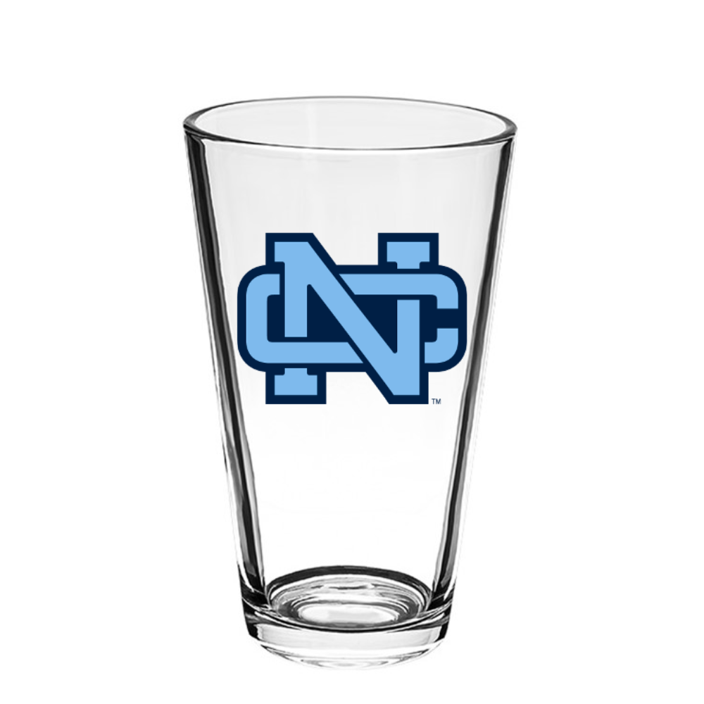 North Carolina Tar Heels Vintage UNC Pint Glass – Shrunken Head