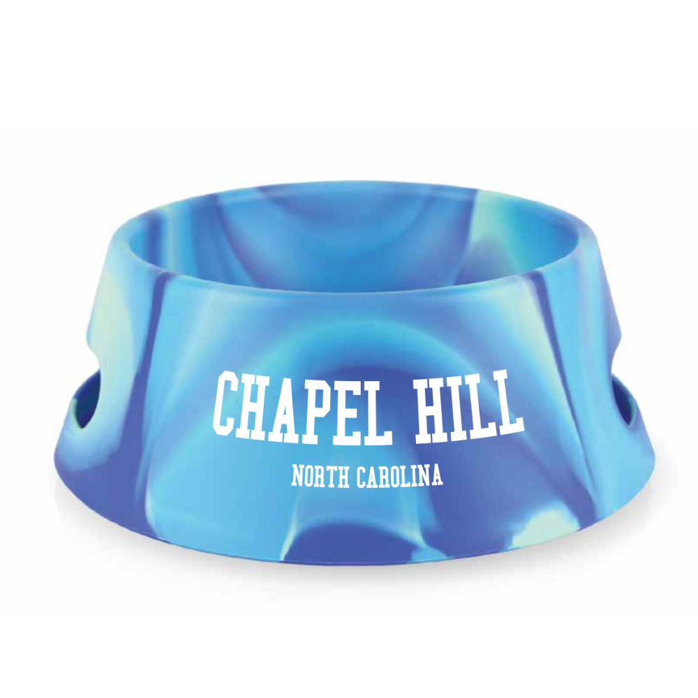 Chapel Hill North Carolina Silipint Dog Bowl