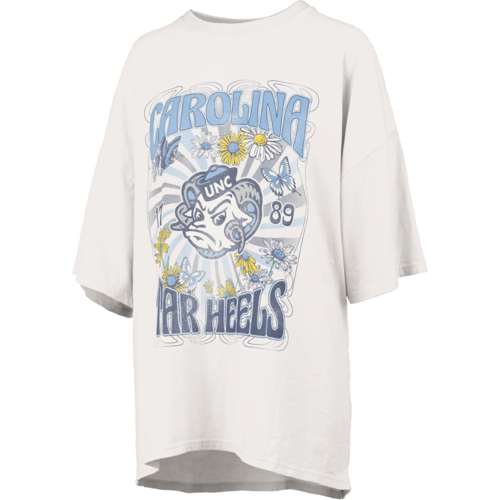 Carolina Tar Heels Vintage Oversized T-Shirt Woodstock Design