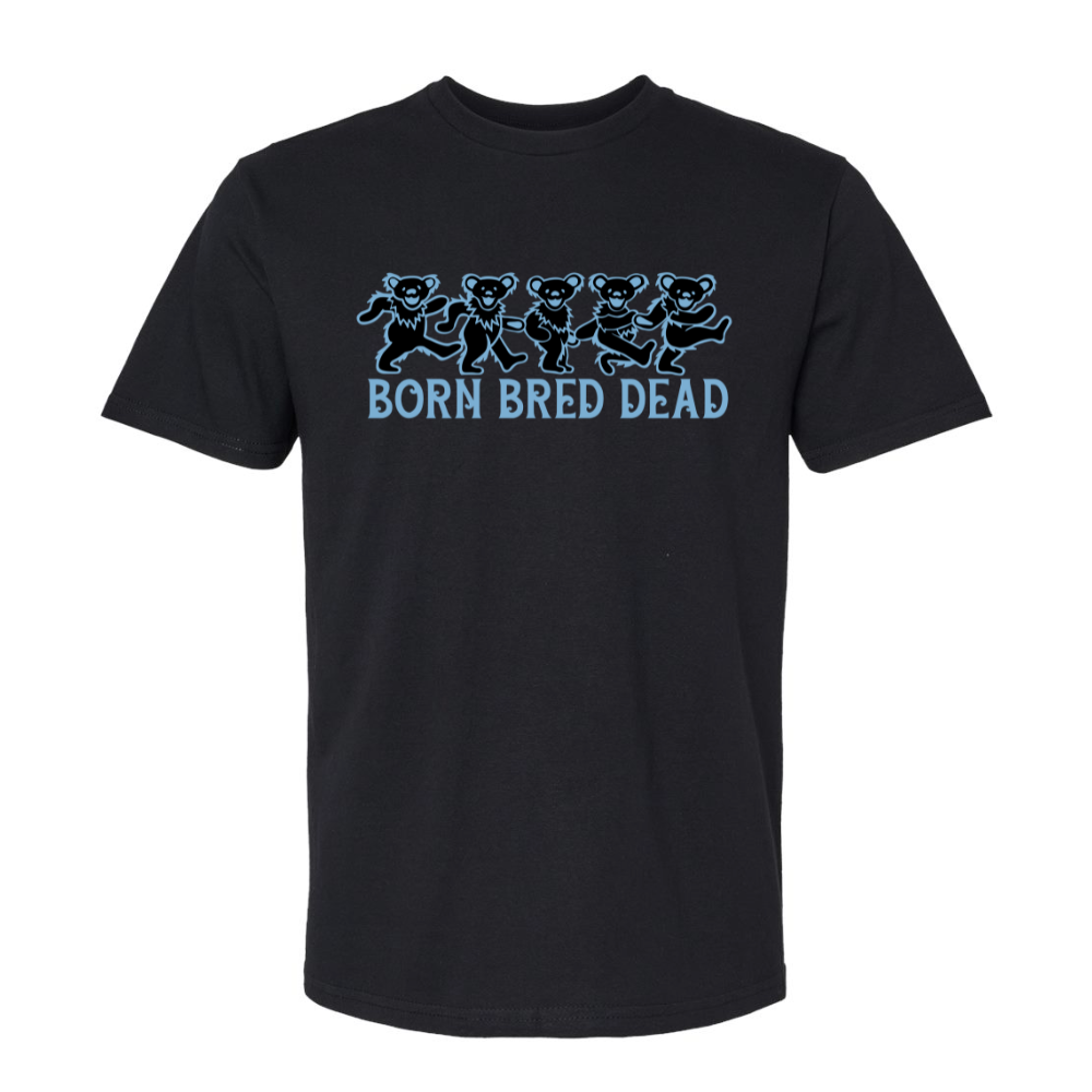 Born Bred Dead Bears T-Shirt in Black by Shrunken Head