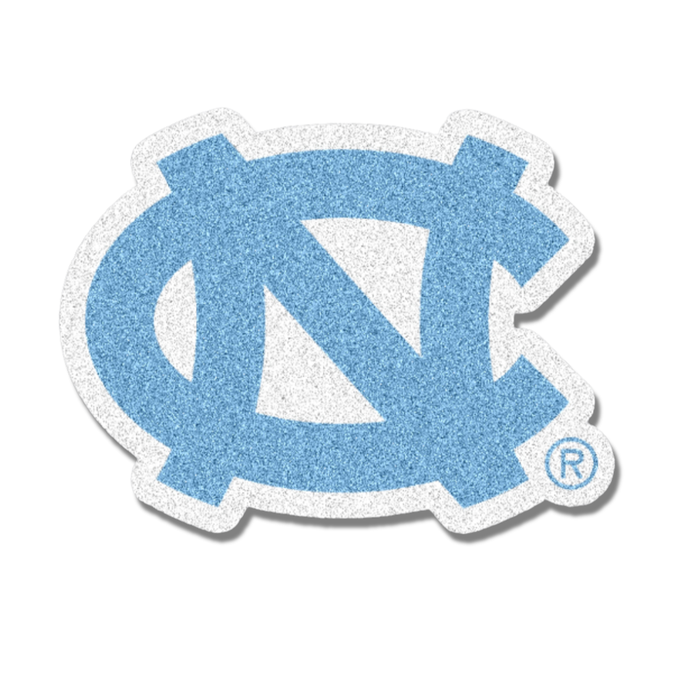 North Carolina Tar Heels Blue Glitter Magnet