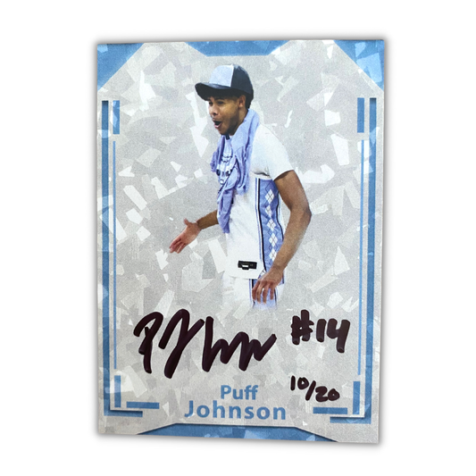 Puff Johnson SIGNED Trading Card in Top Loader