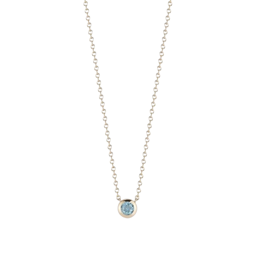 Blue Topaz Necklace by Kyle Cavan