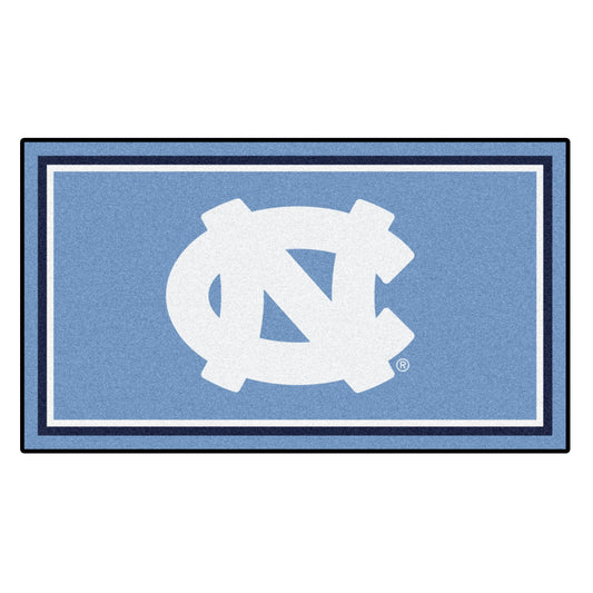 North Carolina Tar Heels 3x5 Rug with NC Logo by Fanmats