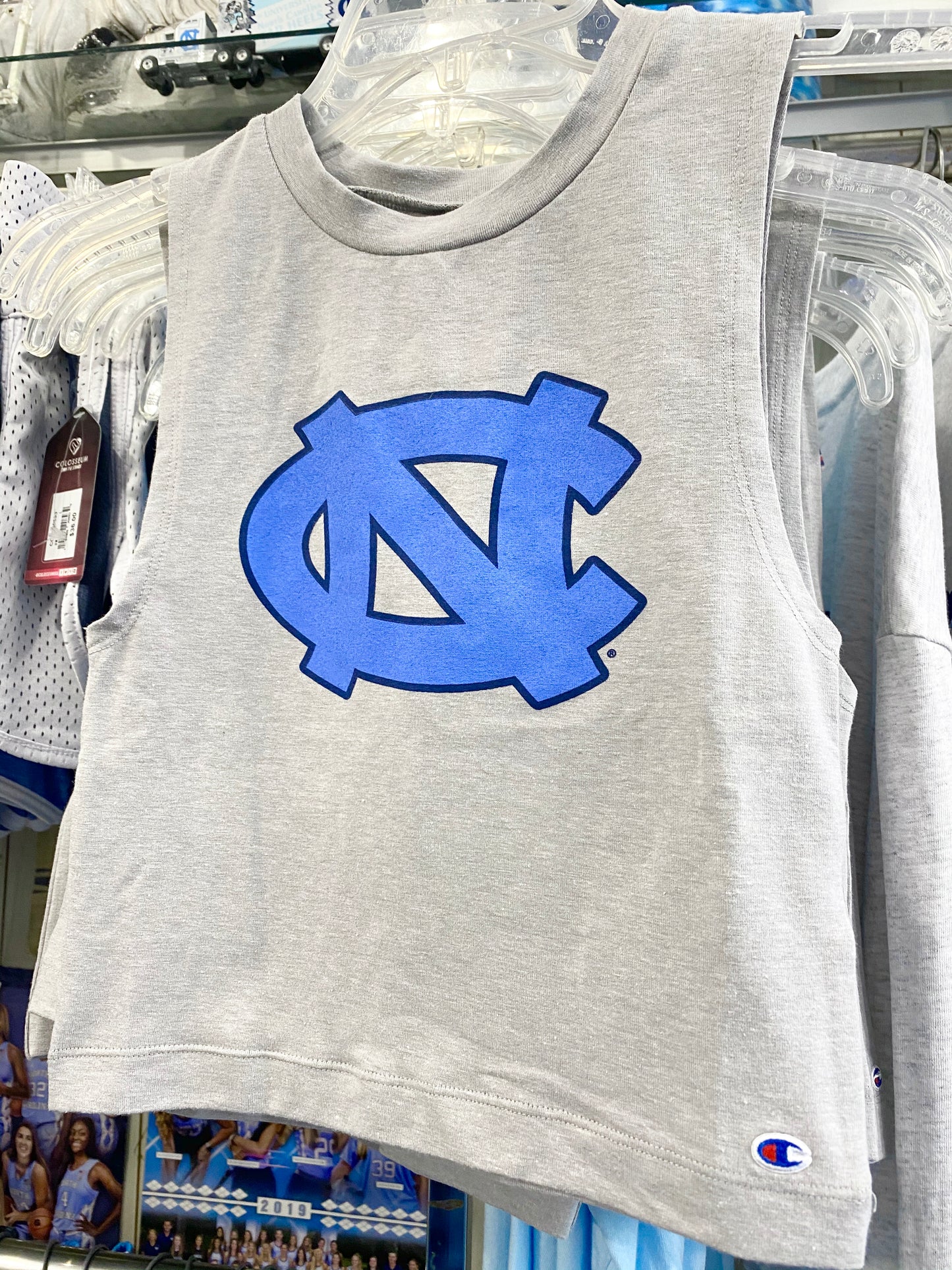 UNC Cropped Tank Top - Athletic Women's Carolina Tar Heels Midi Crop Tank