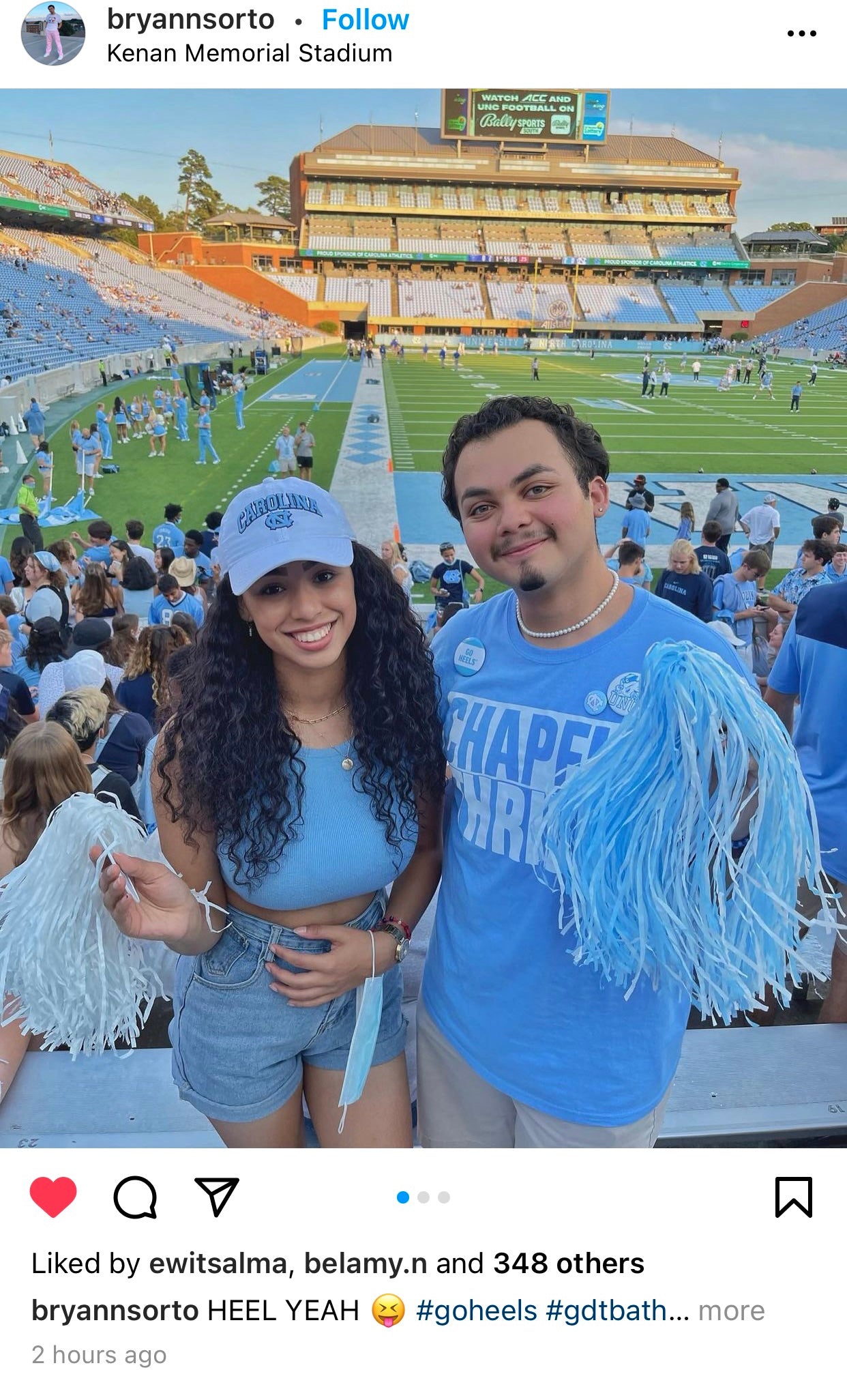 UNC Hat in White with Carolina Tar Heels Main Event Logo