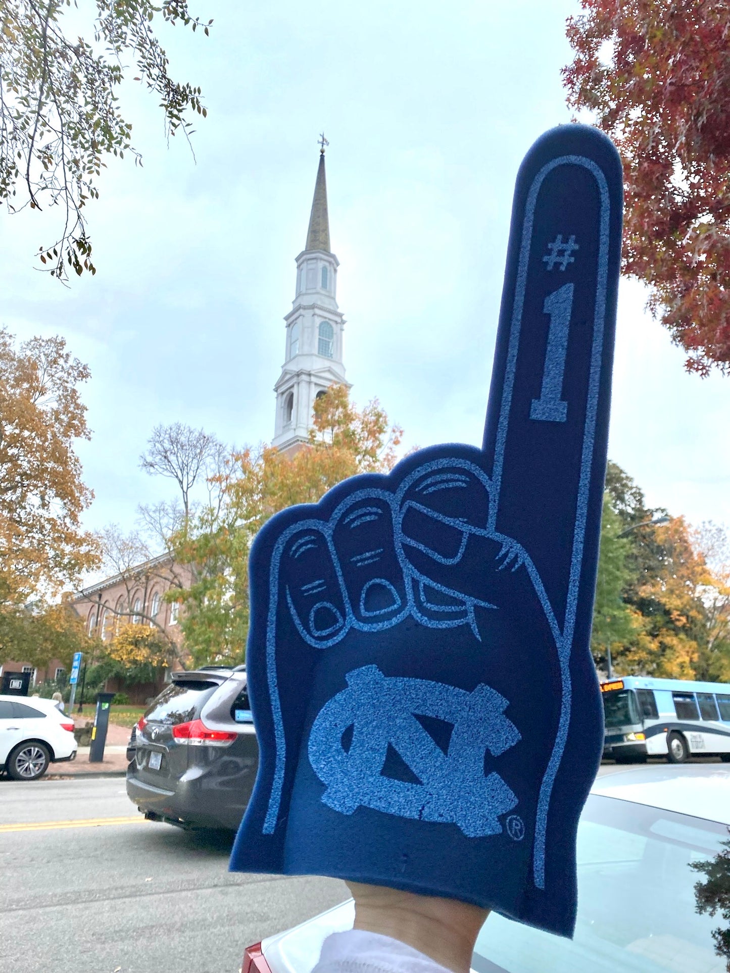 UNC Tar Heels Foam Finger for Carolina Fans 18”