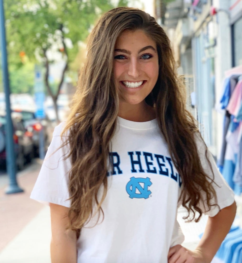 Alternate Tee by League-White Tar Heels T-Shirt - Main View - League