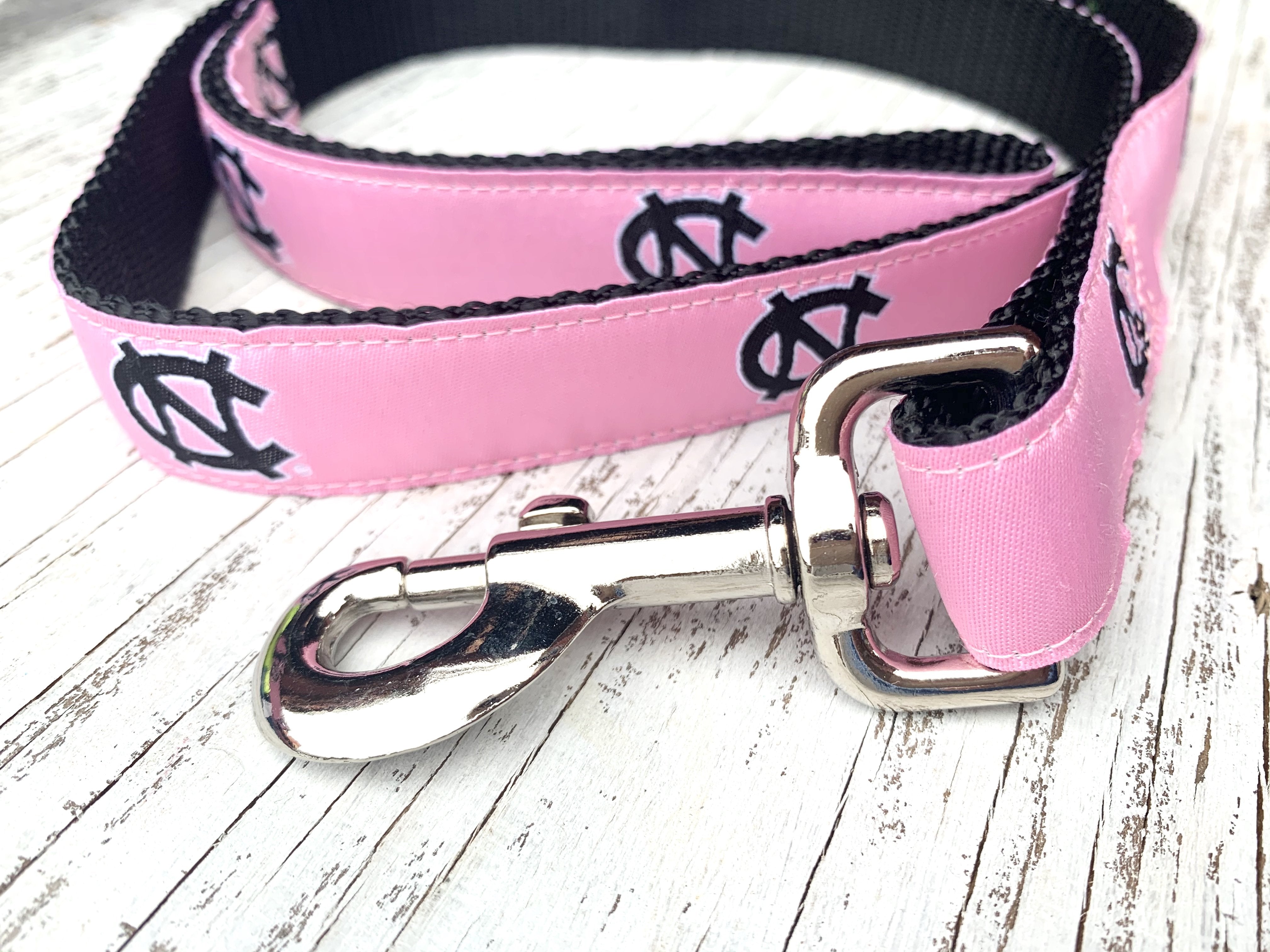 Pink unc dog collar best sale