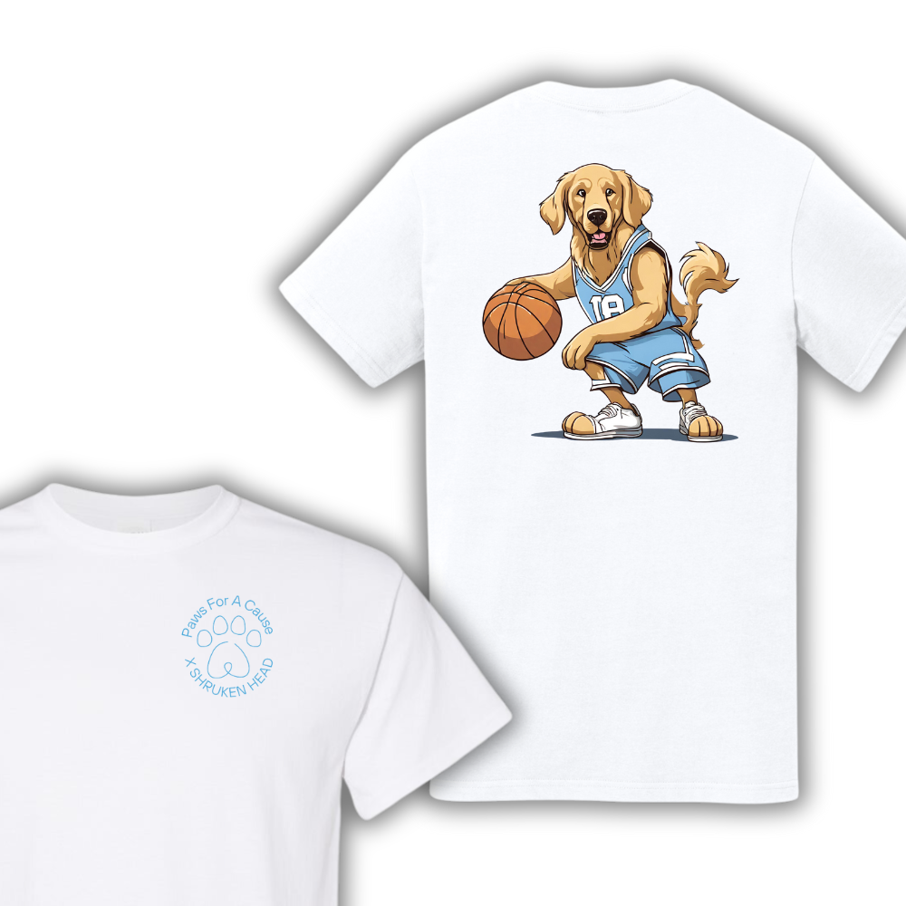 Carolina Paws for a Cause x SHB Charitable Dog T-Shirt Golden