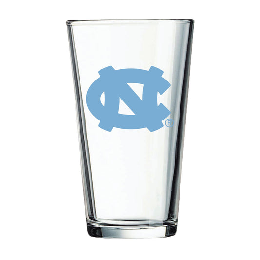 UNC Logo Pint Glass Classic North Carolina 16 oz