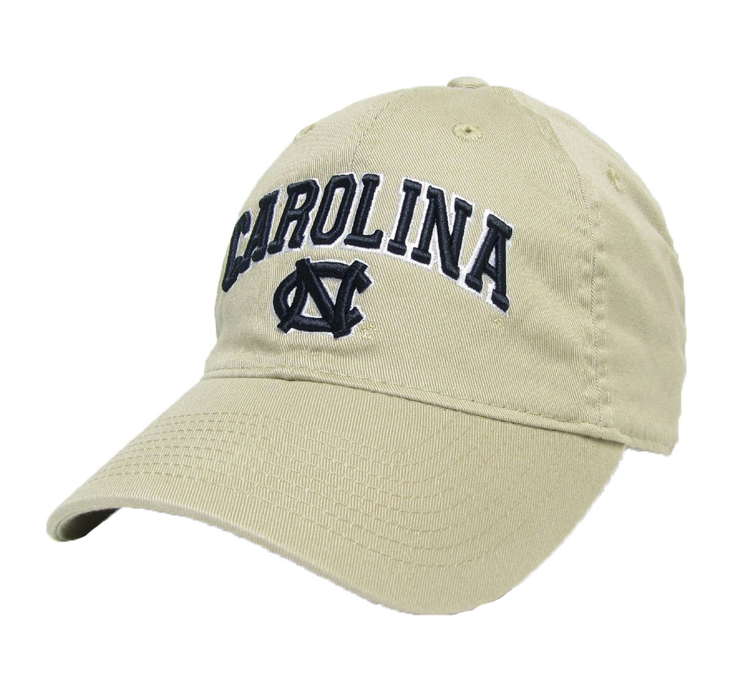UNC Hat in Khaki with Embroidered Main Event Carolina Tar Heels Logo