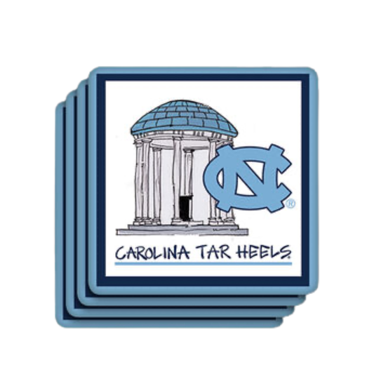 UNC Old Well Coaster Set of 4