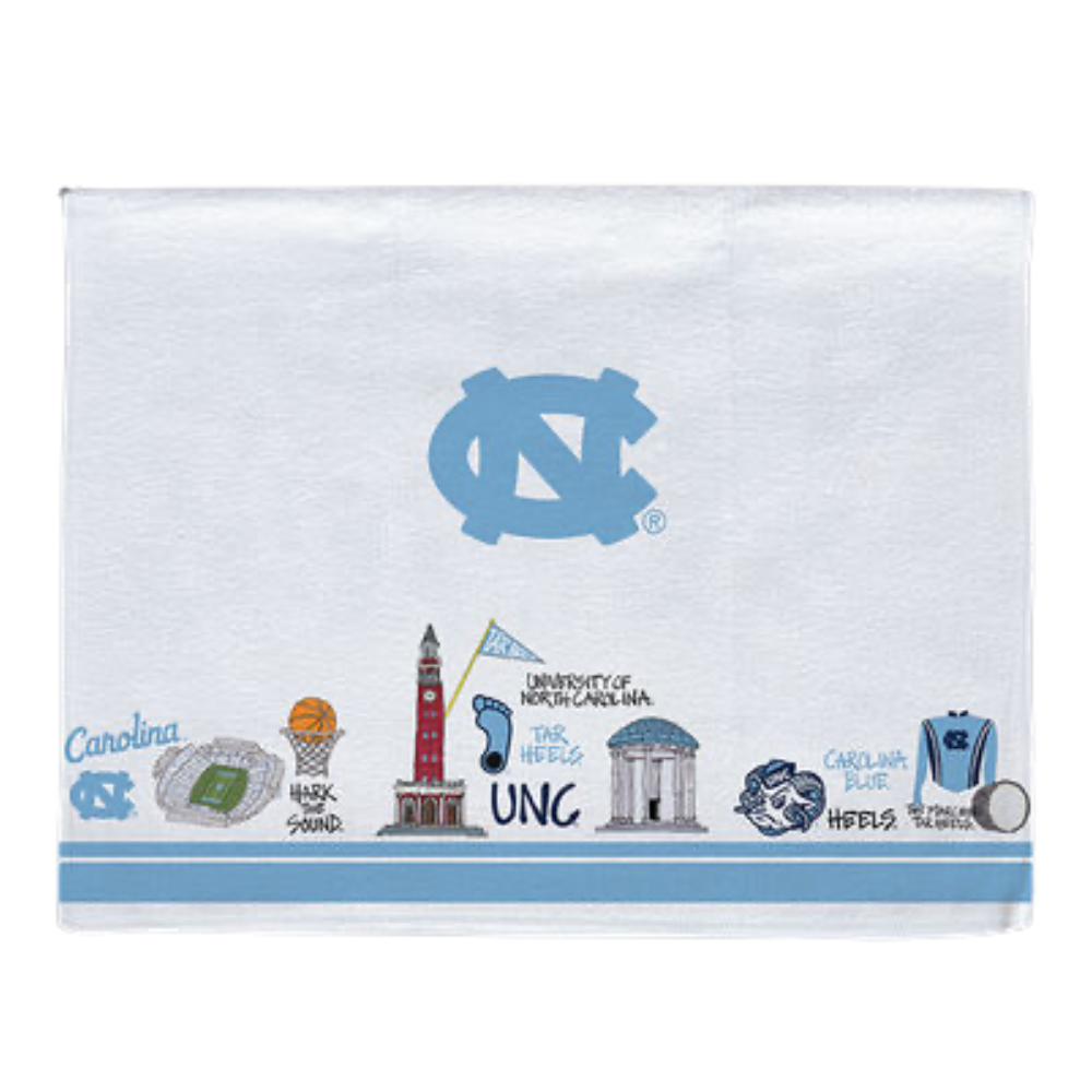 North Carolina Tar Heels Decorative Towel
